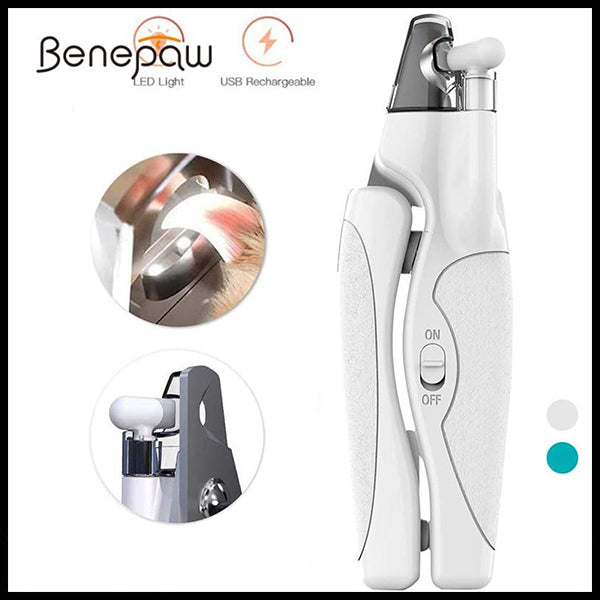 Benepaw Professional Dog Nail Clippers w/ USB Charging