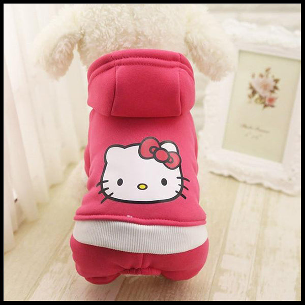 Character Dog Hooded Rompers