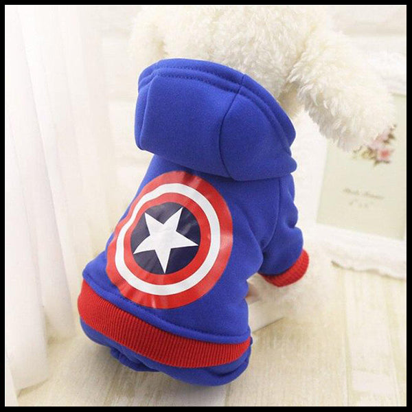 Character Dog Hooded Rompers