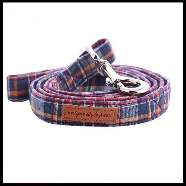 Country Style Collar, Bow Tie & Lead Set