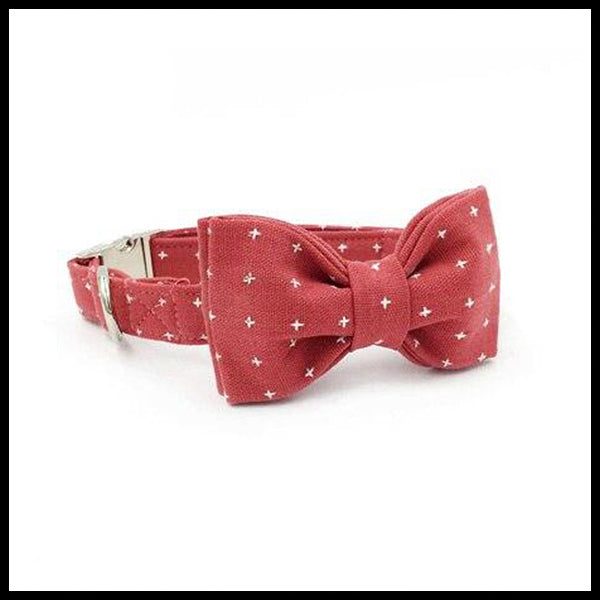 Watermelon Kisses Collar, Bow Tie & Lead Set